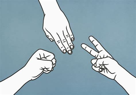 Paper Rock Scissors .